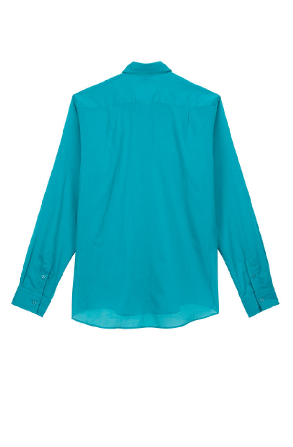 VILEBREQUIN Unisex Cotton Voile Lightweight Shirt Solid