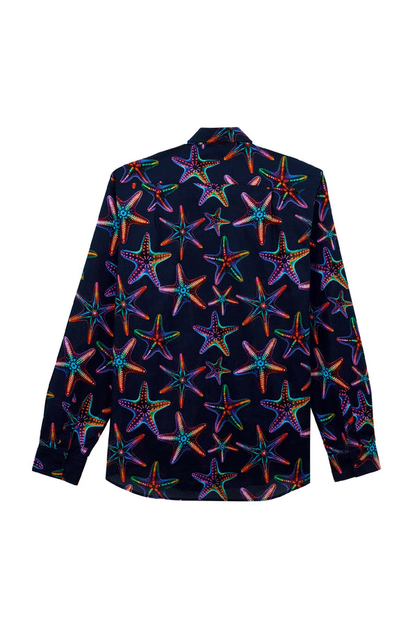VILEBREQUIN Unisex Organic Cotton Shirt Disco Stars