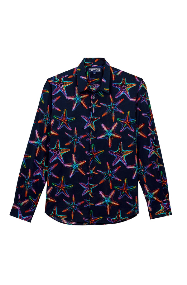 VILEBREQUIN Unisex Organic Cotton Shirt Disco Stars