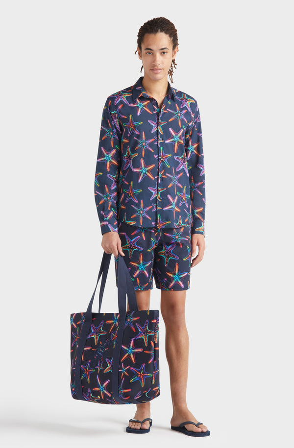 VILEBREQUIN Unisex Organic Cotton Shirt Disco Stars