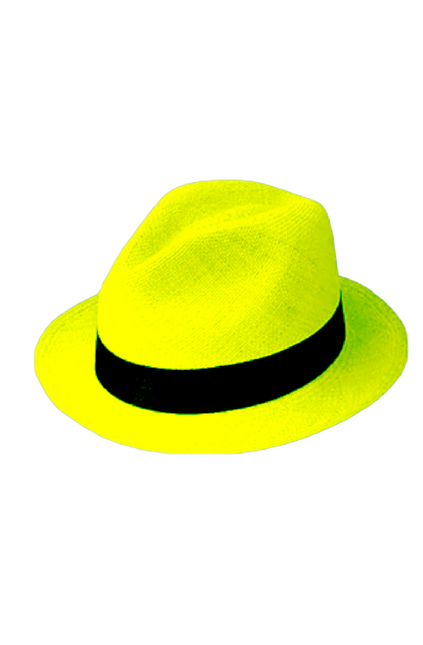 RONNEL Unisex City Model Yellow with Black Band Hat