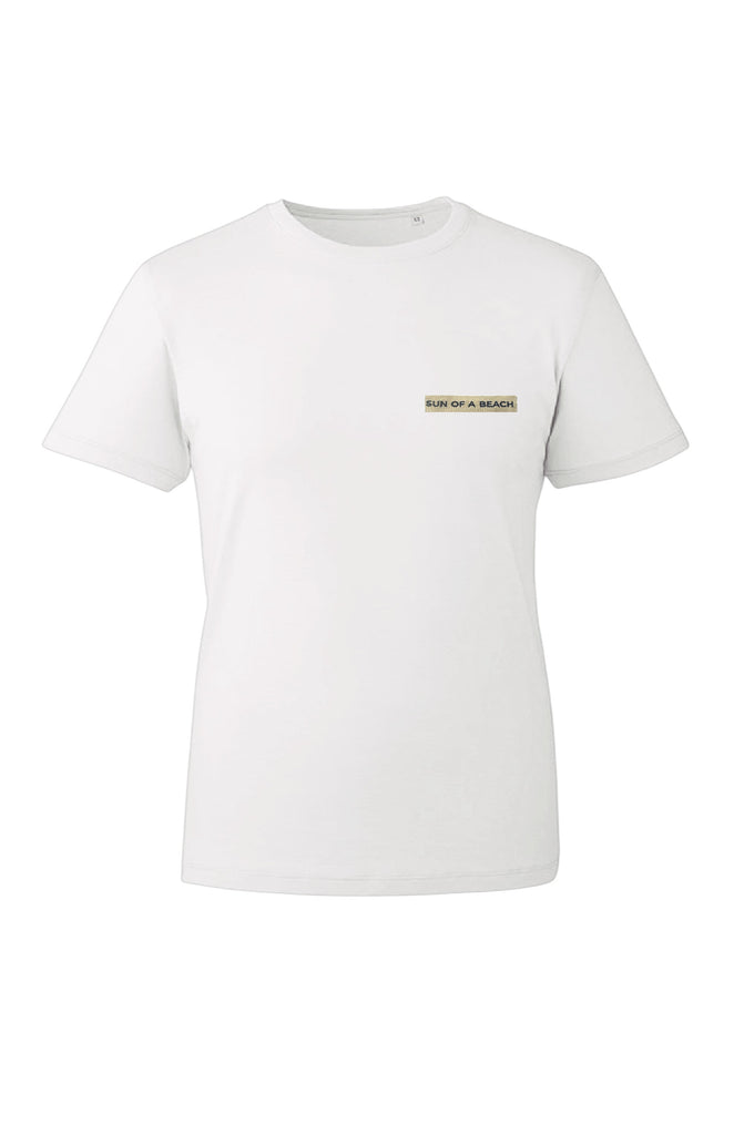 DUBAI BEACH BOYS Men Cotton T-Shirt Sun of A Beach - Tape Embroidery