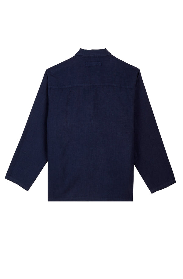 VILEBREQUIN Men Linen Vareuse Solid