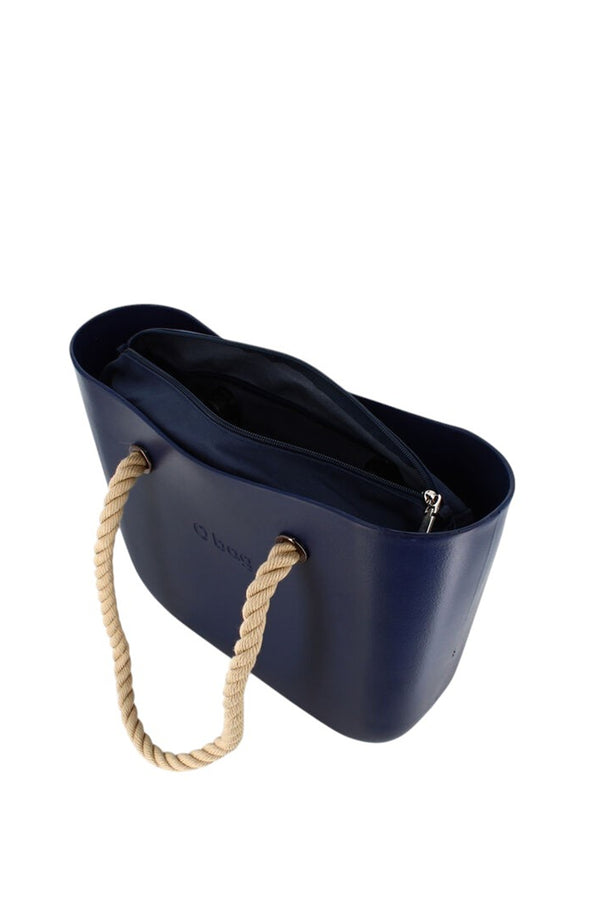 O BAG Women Classic XL with Canvas Fabric Inner Bag & Long Rope Handle