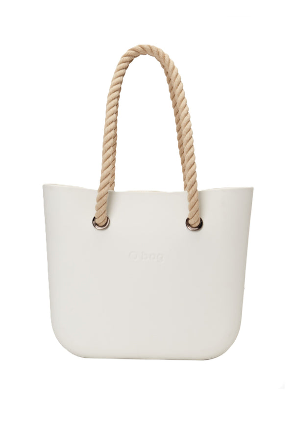 O BAG Women Mini XL with Fabric Inner Bag and Long Rope Handles