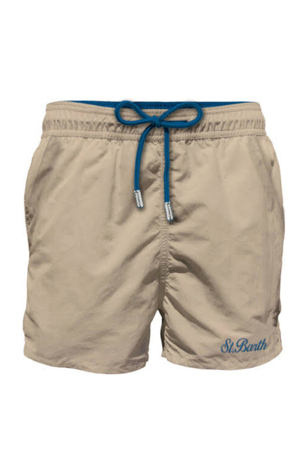 MC2 SAINT BARTH Men Stretch Swim Shorts Solid Comfort