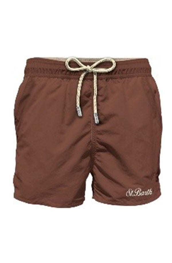 MC2 SAINT BARTH Men Stretch Swim Shorts Solid Comfort