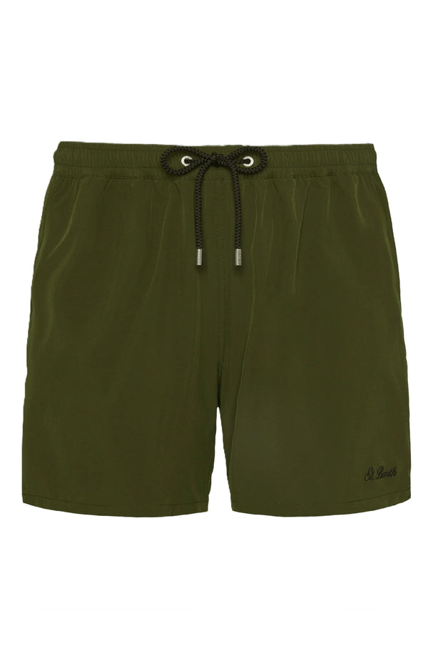 MC2 SAINT BARTH Men Stretch Swim Shorts Solid Comfort