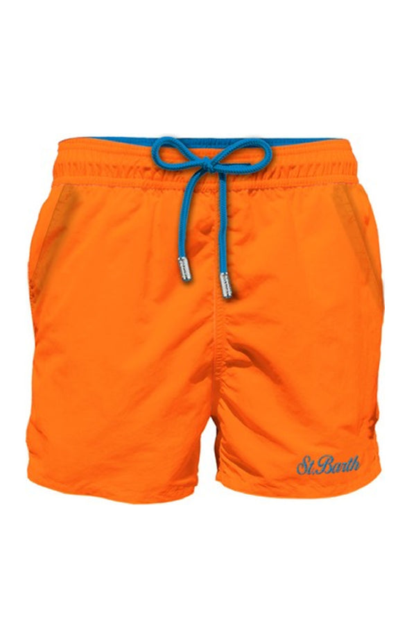 MC2 SAINT BARTH Men Stretch Swim Shorts Solid Comfort