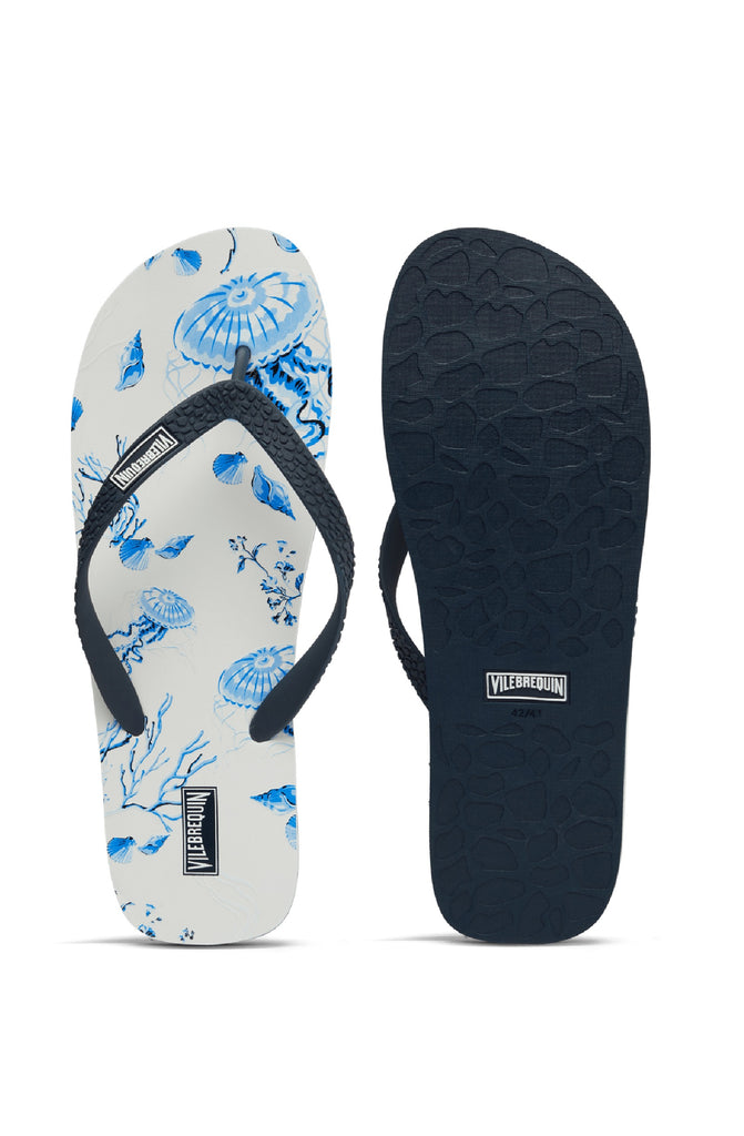 VILEBREQUIN Men Flip Flops Medusa and Shells