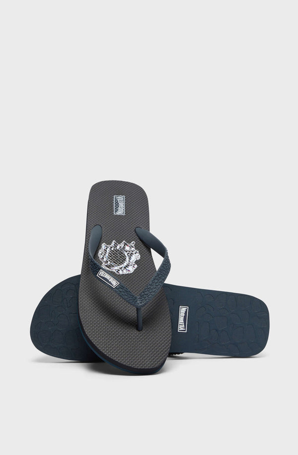 VILEBREQUIN Men Flip Flops Bubbles Turtles 3D