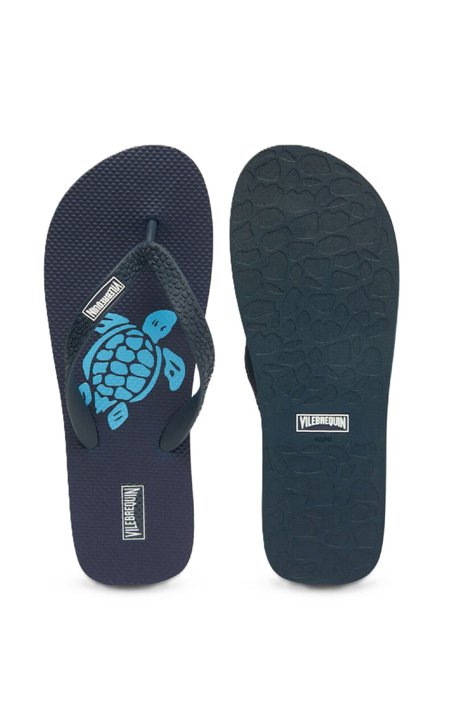 VILEBREQUIN Men Beach Flip Flops Turtle