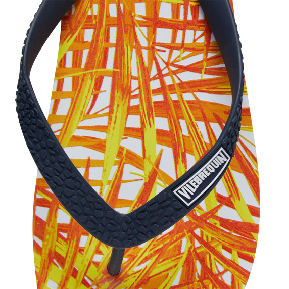 VILEBREQUIN Women Beach Flip Flops Palm Leaves