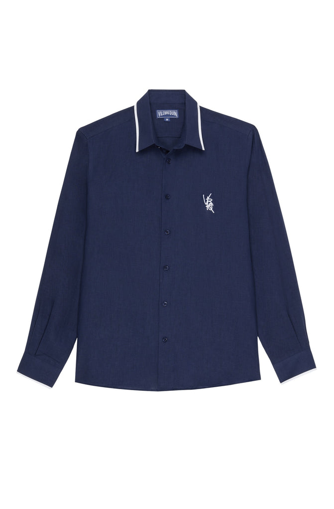 VILEBREQUIN Men Linen Shirt VBQ Line