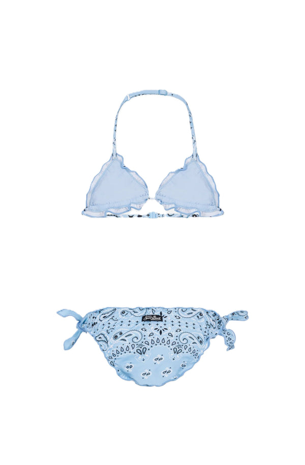 MC2 SAINT BARTH Girls Triangle Bikini Bandanna