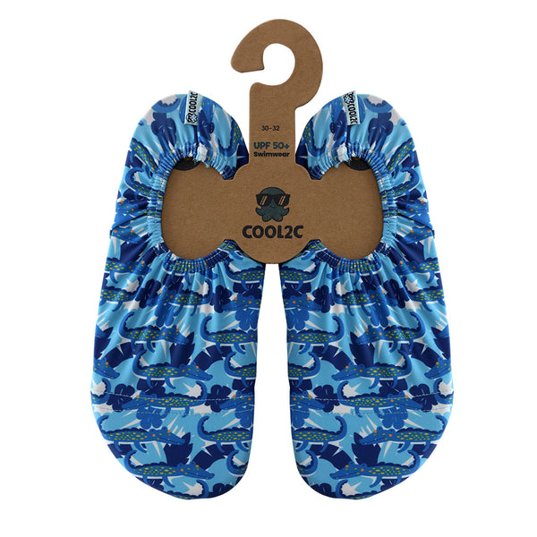 COOL2C Boys Crocodile Non-Slip Pool Socks