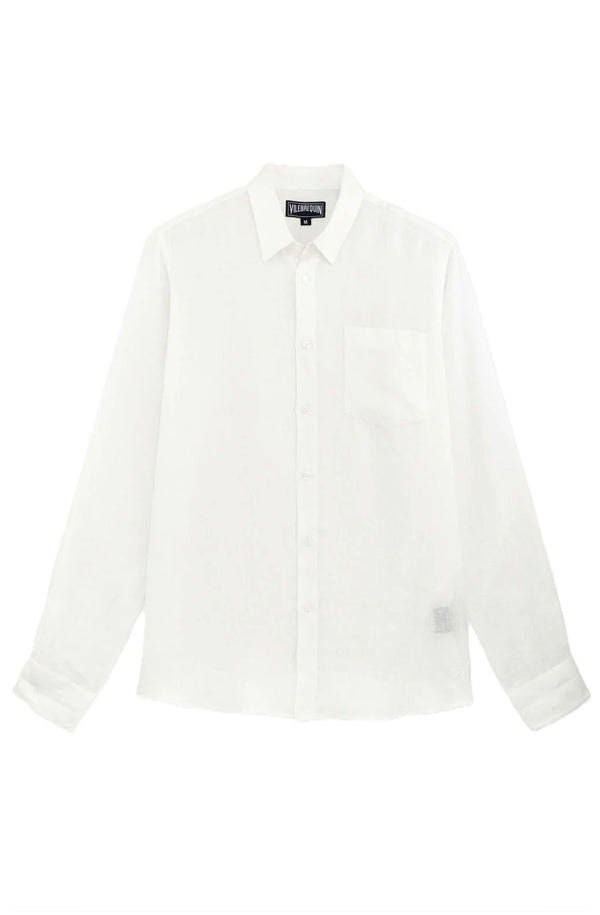 VILEBREQUIN Men Linen Shirt Solid
