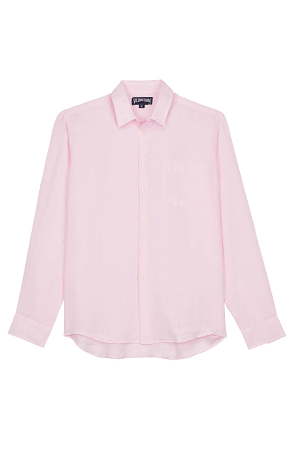 VILEBREQUIN Men Linen Shirt Solid