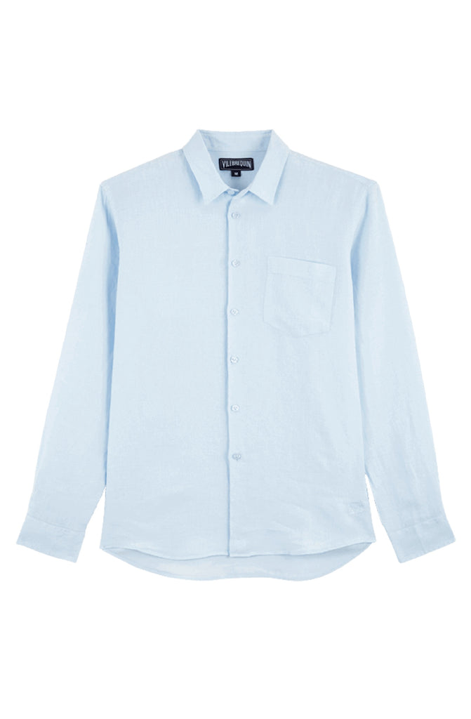 VILEBREQUIN Men Linen Shirt Solid