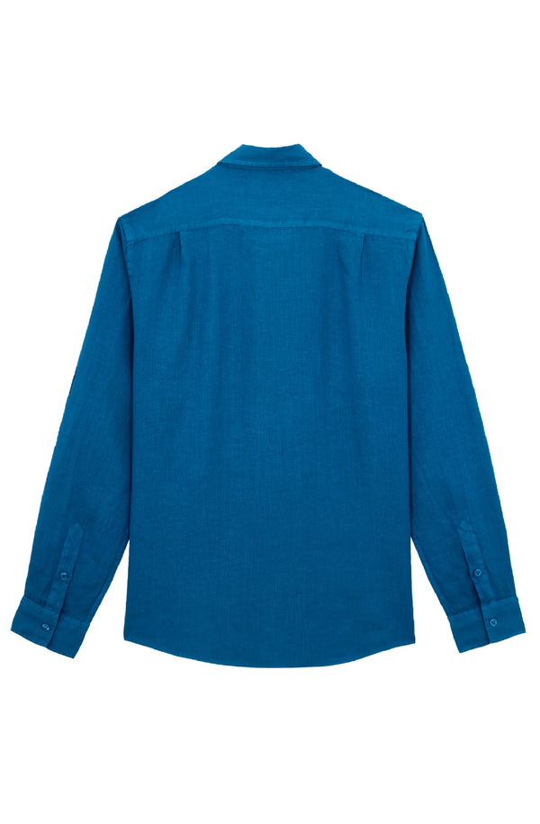 VILEBREQUIN Men Linen Shirt Solid