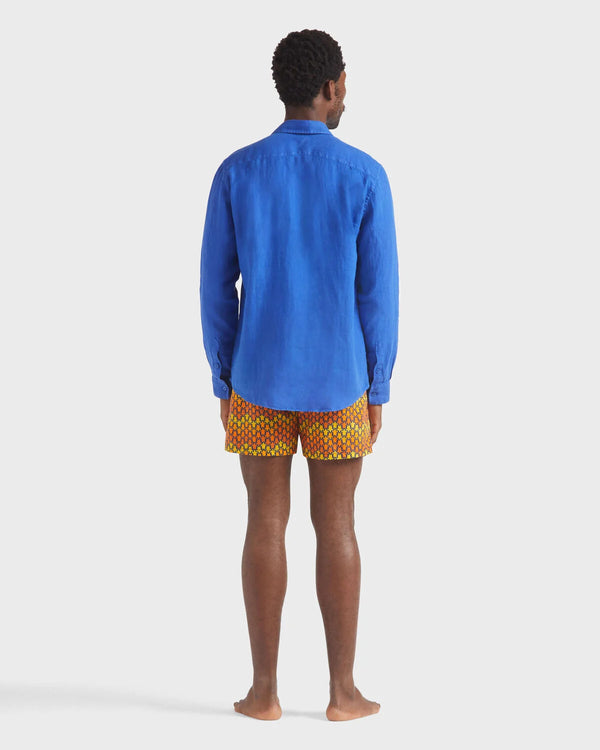 VILEBREQUIN Men Linen Shirt Solid