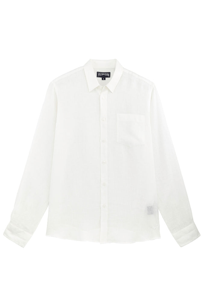 VILEBREQUIN Men Linen Shirt Solid