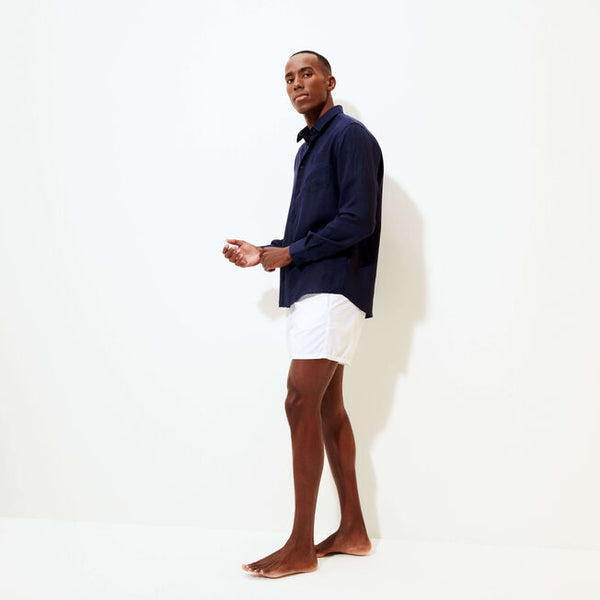VILEBREQUIN Men Linen Shirt Solid