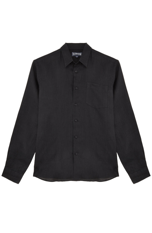 VILEBREQUIN Men Linen Shirt Solid