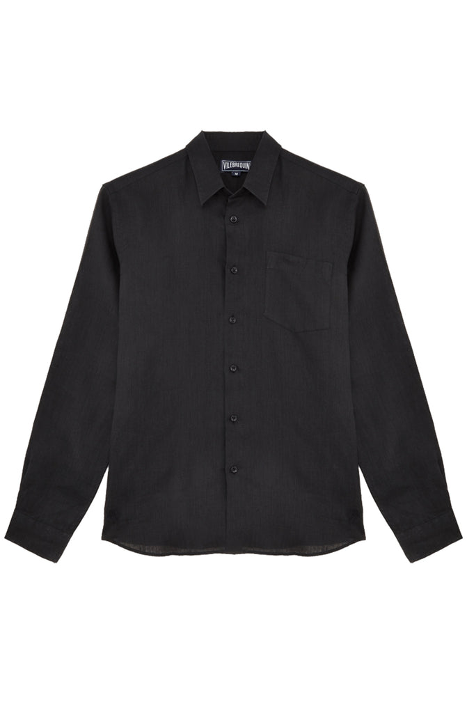 VILEBREQUIN Men Linen Shirt Solid