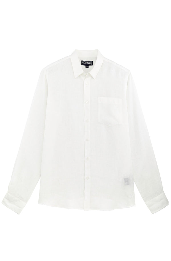 VILEBREQUIN Men Linen Shirt Solid