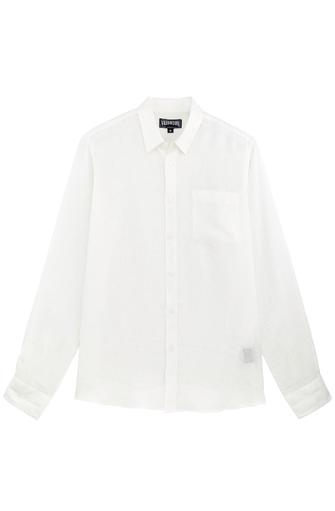 VILEBREQUIN Men Linen Shirt Solid