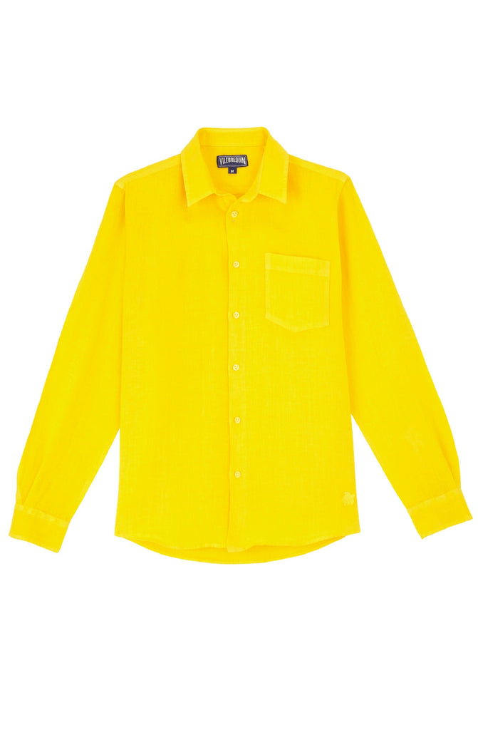 VILEBREQUIN Men Linen Shirt Solid