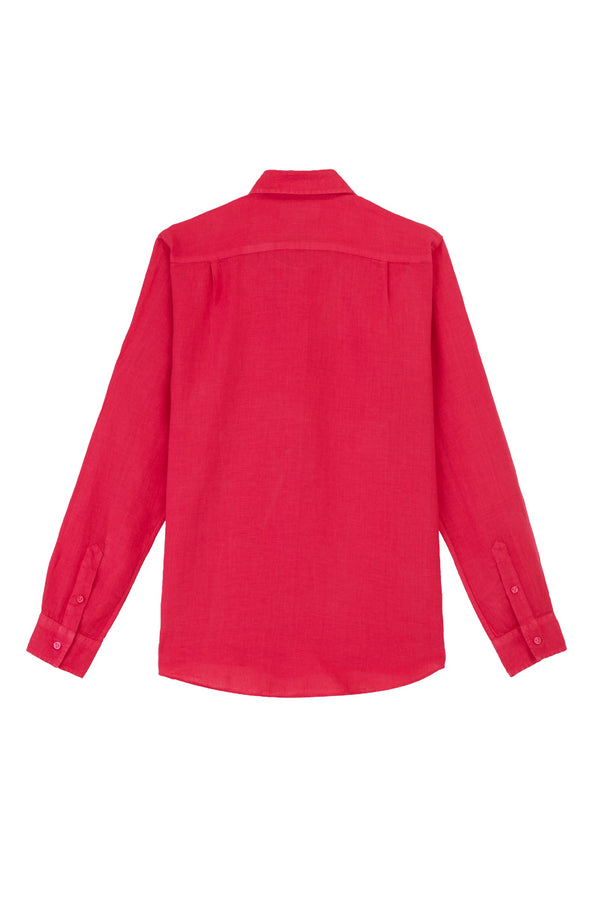 VILEBREQUIN Men Linen Shirt Solid