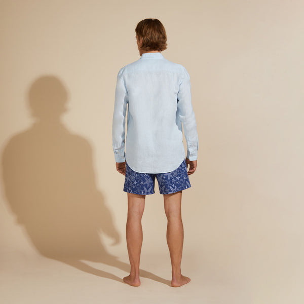 VILEBREQUIN Men Linen Shirt Solid