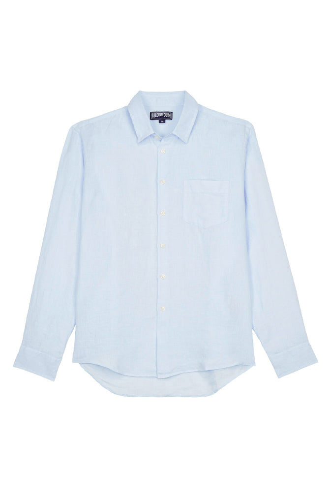 VILEBREQUIN Men Linen Shirt Solid