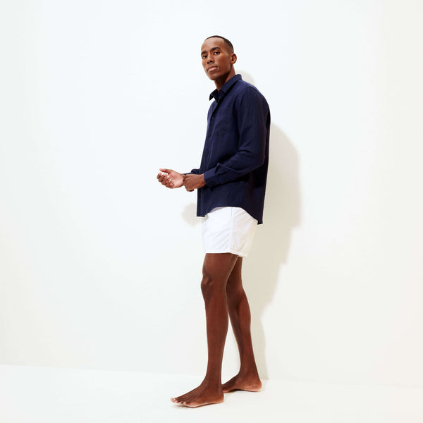 VILEBREQUIN Men Linen Shirt Solid