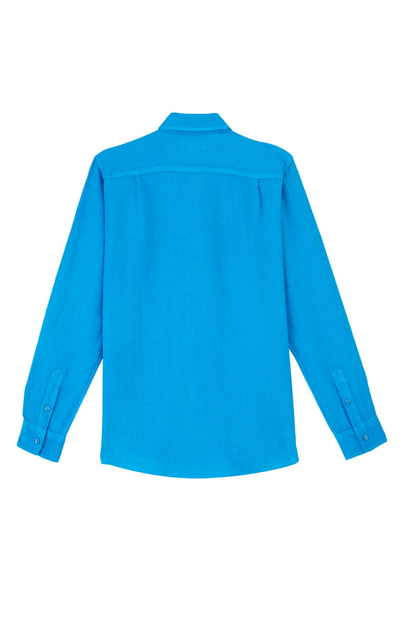 VILEBREQUIN Men Linen Shirt Solid