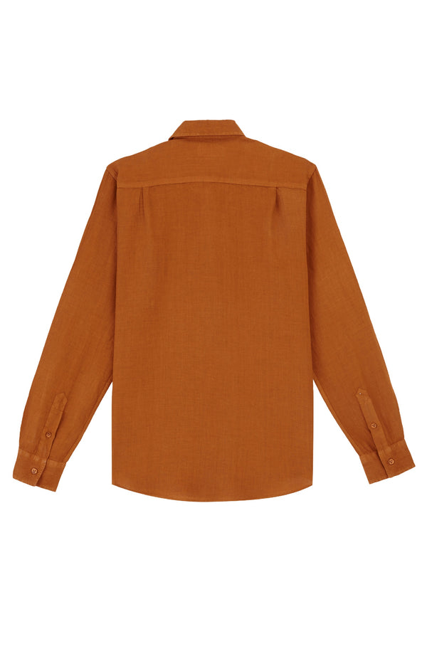 VILEBREQUIN Men Linen Shirt Solid