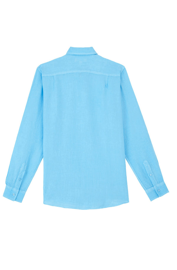 VILEBREQUIN Men Linen Shirt Solid