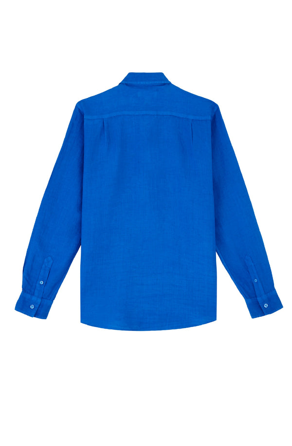 VILEBREQUIN Men Linen Shirt Solid