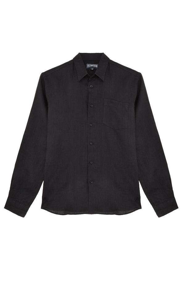 VILEBREQUIN Men Linen Shirt Solid