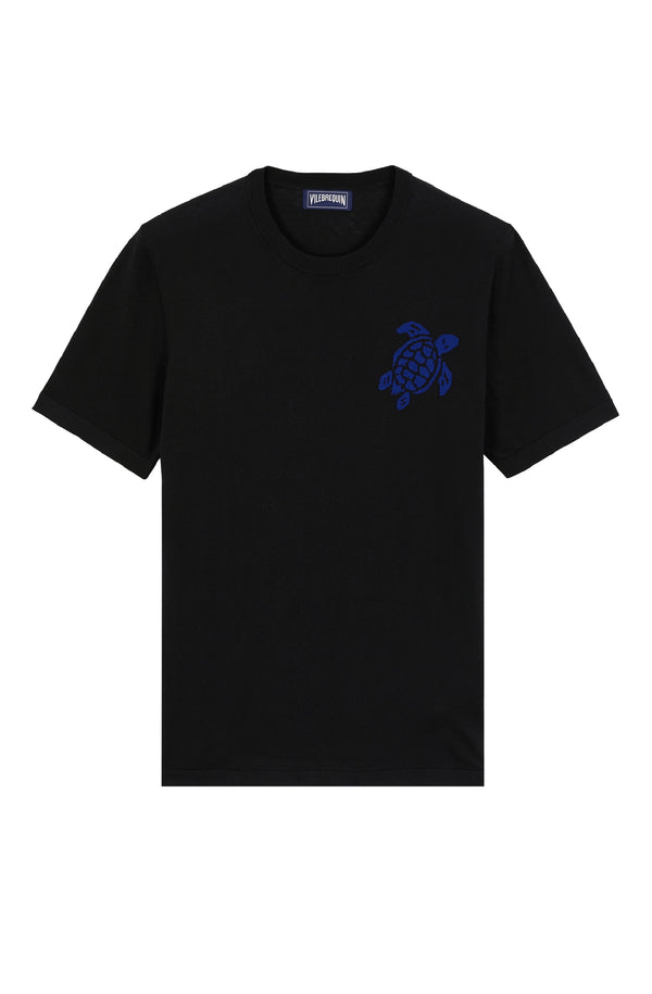 VILEBREQUIN Men Cotton T-Shirt Jacquard Turtle