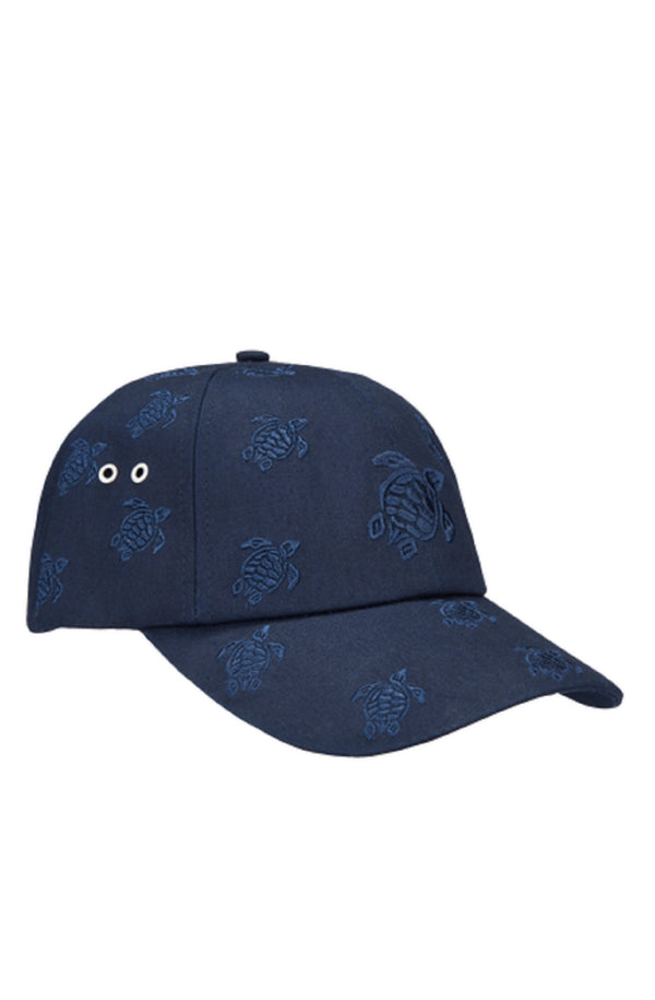 VILEBREQUIN Embroidered Cap Turtles All Over