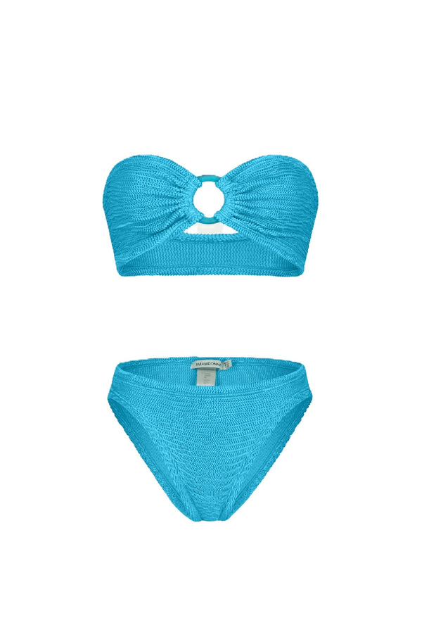 PARAMIDONNA Women Chloe Pacific Blue Bandeau Bikini