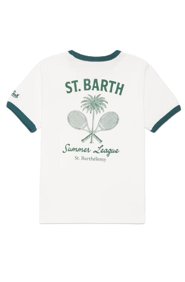 MC2 SAINT BARTH Men Cotton T-Shirt Summer League St. Barth