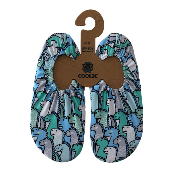 COOL2C Boys Dinosaur Non-Slip Pool Socks
