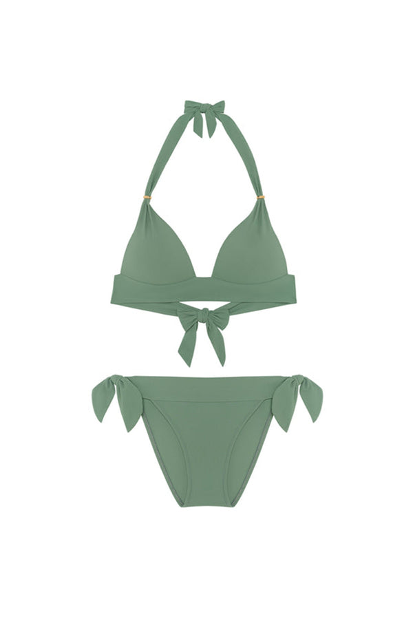 PAIN de SUCRE Women Diva Push-up Bra and Diva Tie-waist Bikini