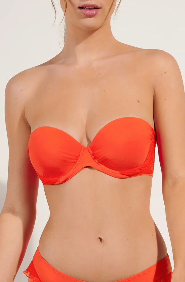 PAIN de SUCRE Women Django Underwire Top and Diva Tie-waist Bikini Bottom