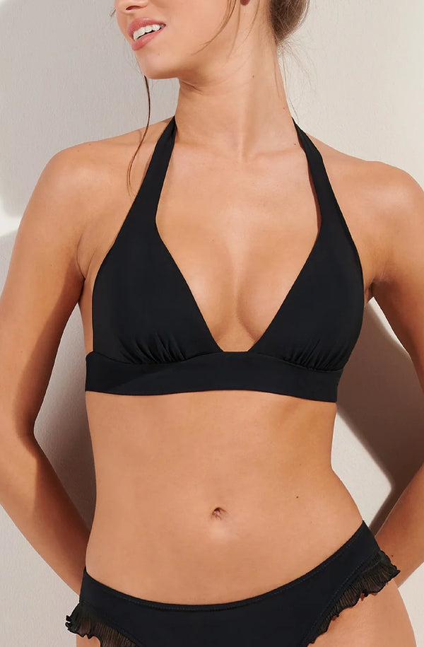 PAIN de SUCRE Women Donia Push-up Top and Tobago High-waisted Bikini Bottom