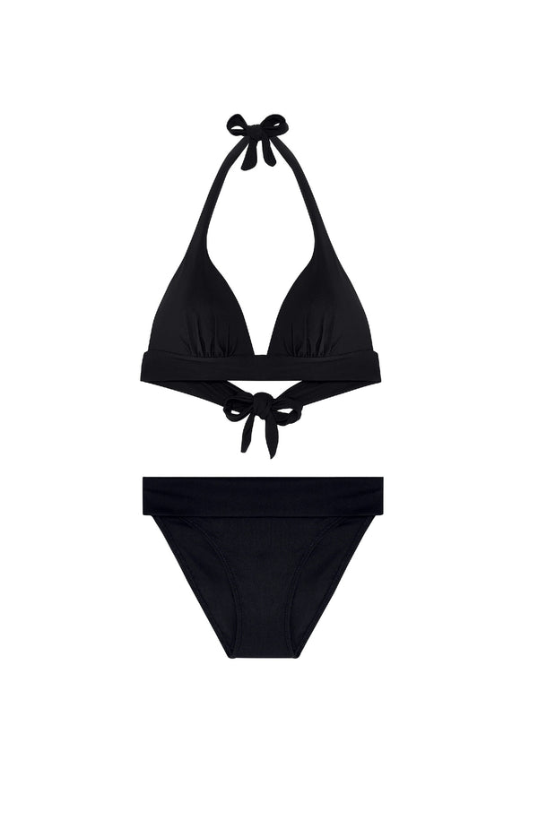 PAIN de SUCRE Women Donia Push-up Top and Tobago High-waisted Bikini Bottom